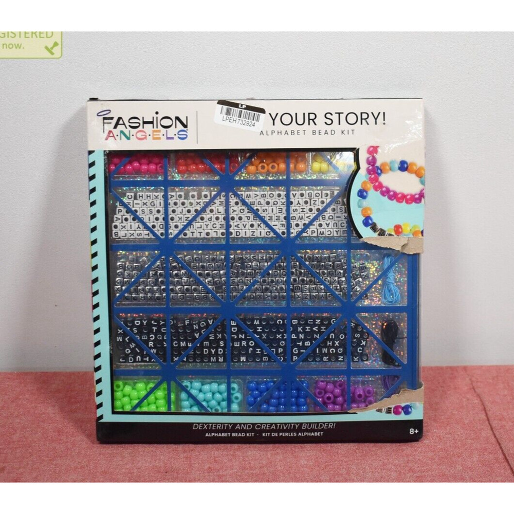 Fashion Angels 800+ Bead Tell Your Story Alphabet Bracelet Kit